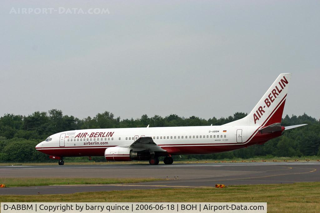 D-ABBM, 1998 Boeing 737-85F C/N 28823, AIR-BERLIN