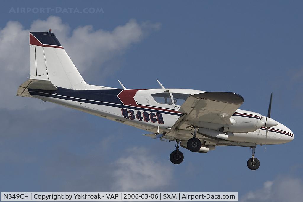 N349CH, 1968 Piper PA-23-250 C/N 27-3949, Piper 23 Aztec