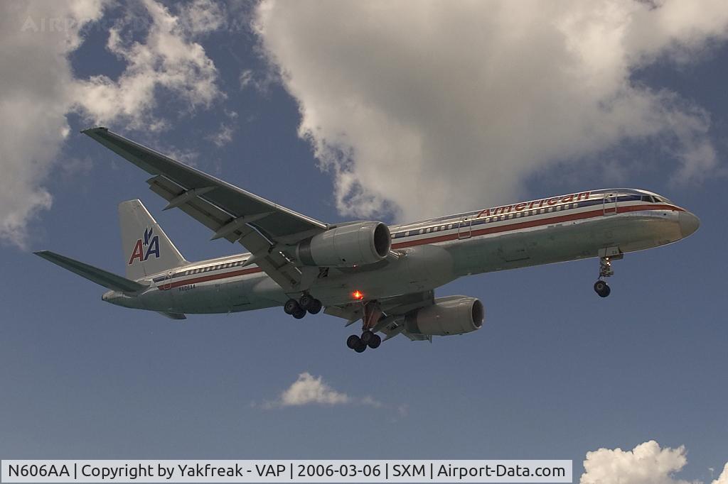 N606AA, 1996 Boeing 757-223 C/N 27057, American Airlines Boeing 757-200