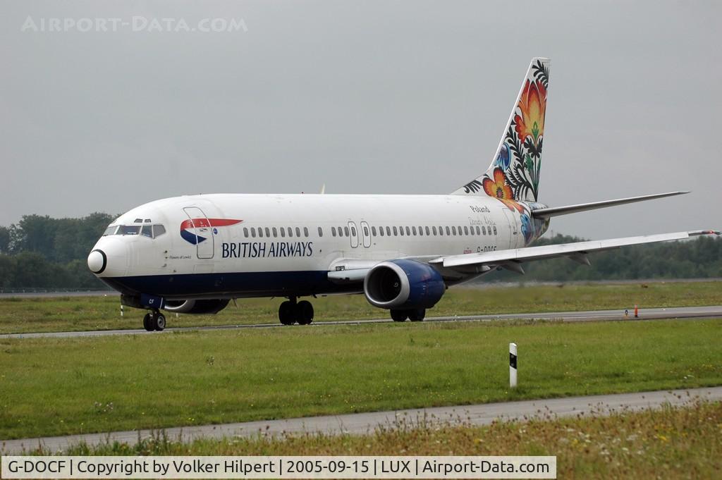 G-DOCF, 1991 Boeing 737-436 C/N 25407, nice colours