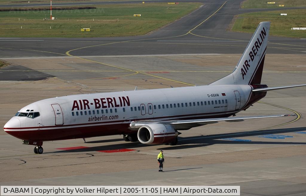 D-ABAM, 1997 Boeing 737-46J C/N 28867, at Hamburg-Fuhlsbüttel