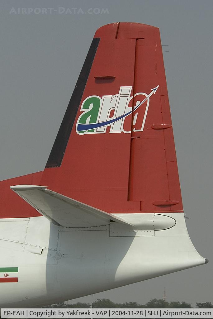 EP-EAH, 1991 Fokker 50 C/N 20234, Aria AIr Tours Fokker 50
