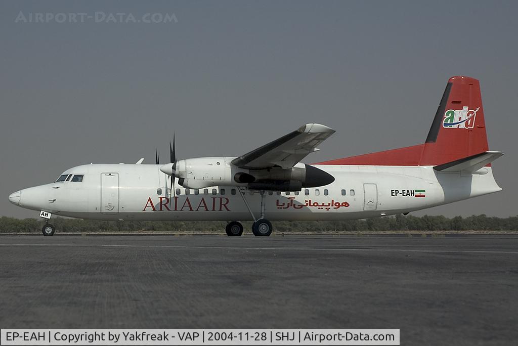 EP-EAH, 1991 Fokker 50 C/N 20234, Aria AIr Tours Fokker 50