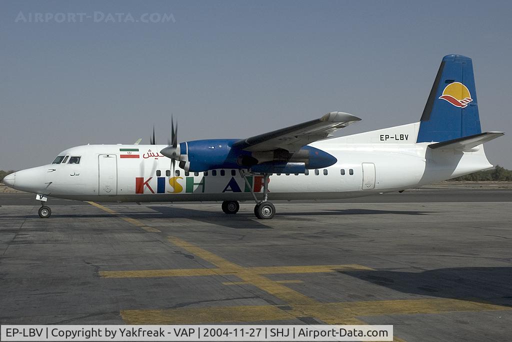 EP-LBV, 1989 Fokker 50 C/N 20158, Kish Air Fokker 50