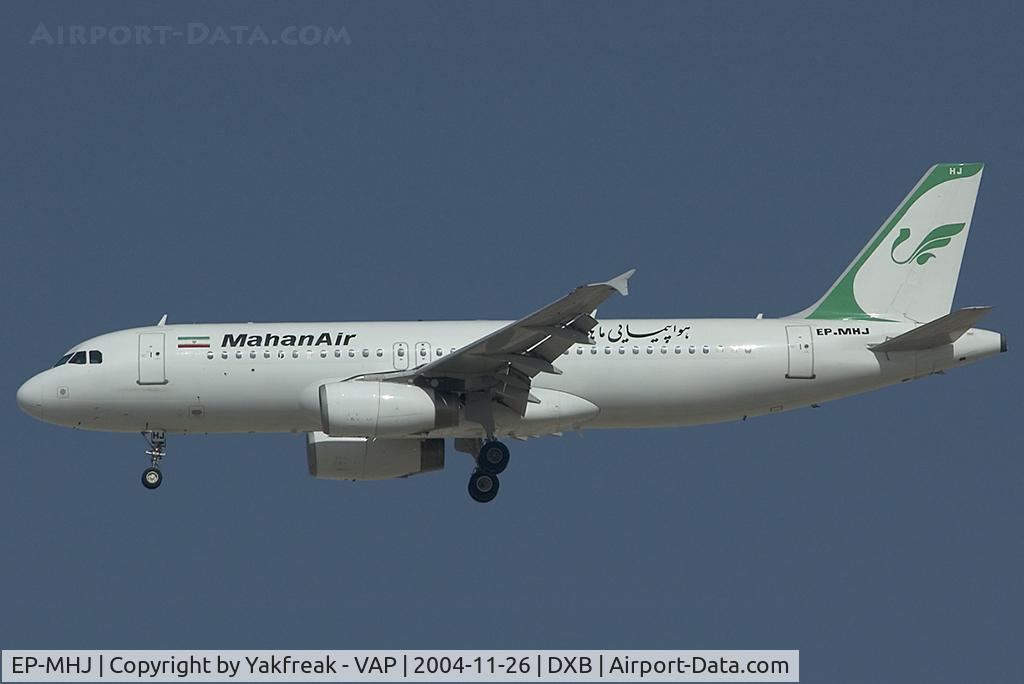 EP-MHJ, 1998 Airbus A320-232 C/N 857, Mahan Air Airbus 320