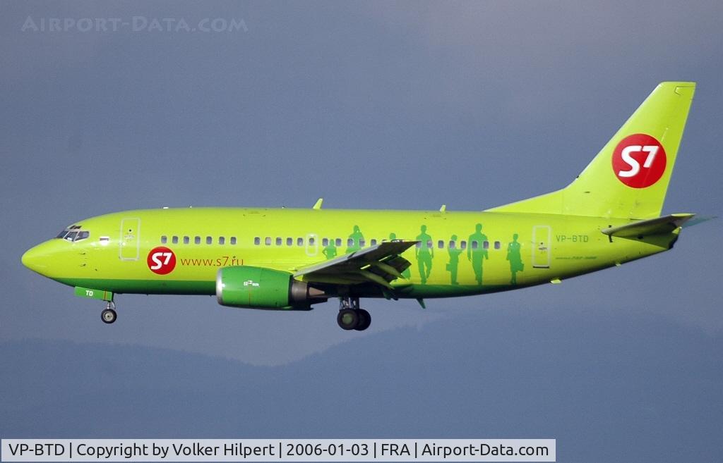 VP-BTD, 1990 Boeing 737-522 C/N 25001, Boeing 737-500