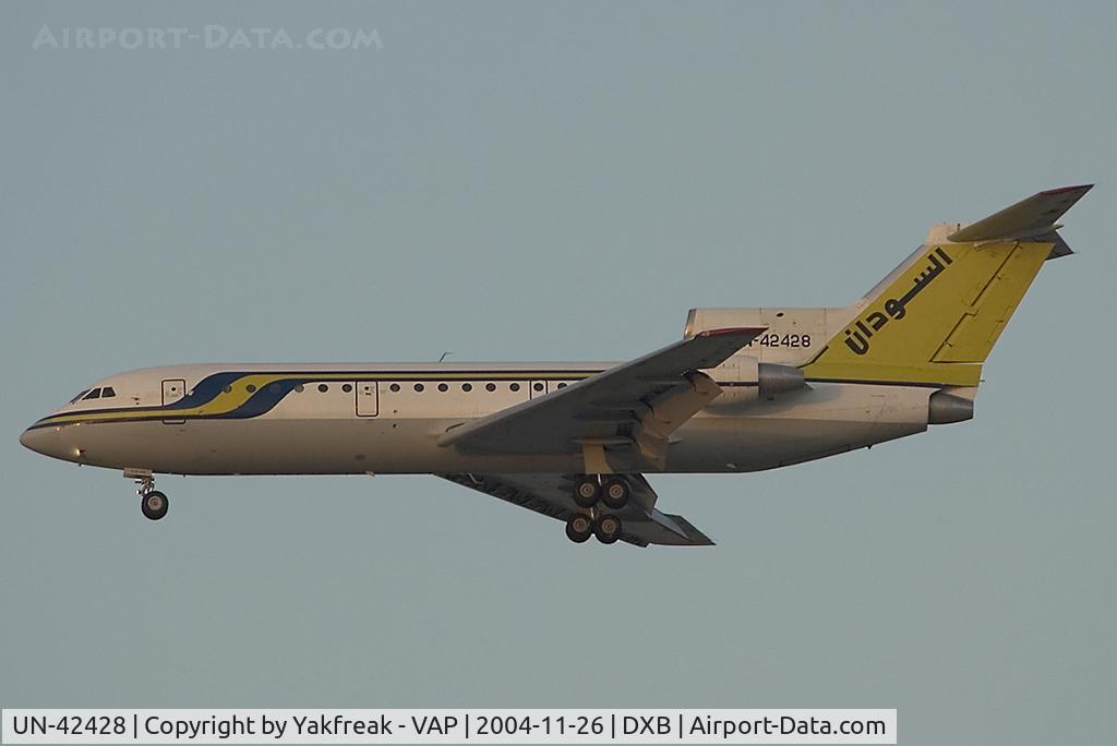 UN-42428, 1993 Yakovlev Yak-42D C/N 4520422306016, Sudan Airways Yakovlev 42