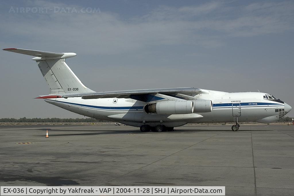 EX-036, 1984 Ilyushin Il-76TD C/N 0093495863, Kyrgistan Iljuschin 76