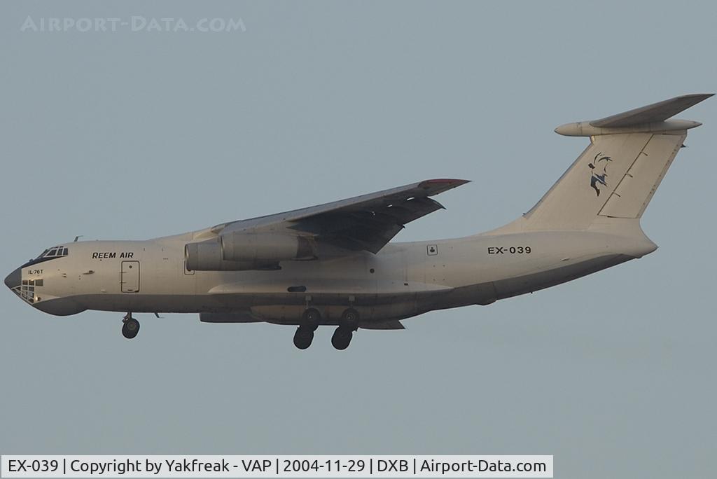EX-039, 1980 Ilyushin Il-76T C/N 0003427796, Reem Air Iljuschin 76
