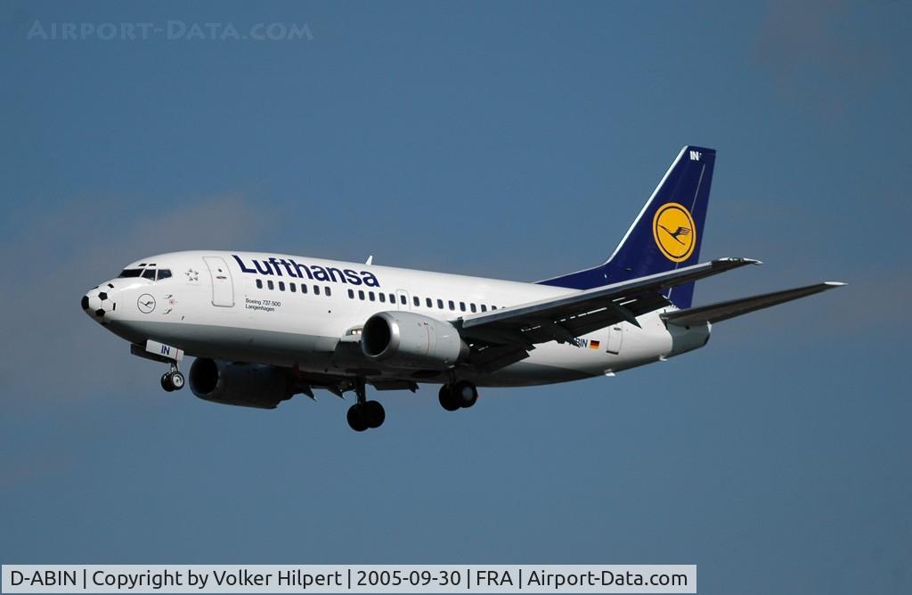 D-ABIN, 1991 Boeing 737-530 C/N 24938, Boeing 737-530