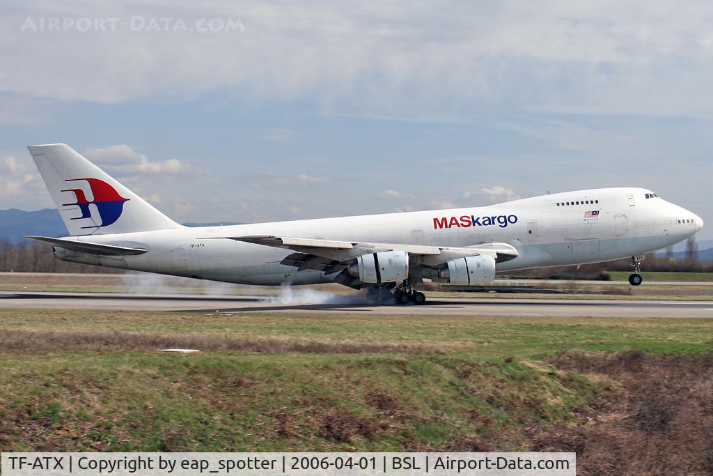 TF-ATX, 1987 Boeing 747-236B C/N 23711, inbound from Kuala Lumpur via Amsterdam