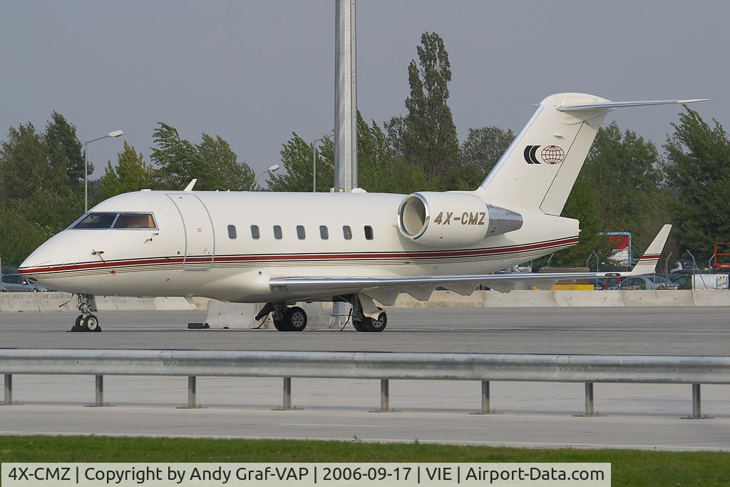 4X-CMZ, 2000 Bombardier Challenger 604 (CL-600-2B16) C/N 5450, At the GAC West.