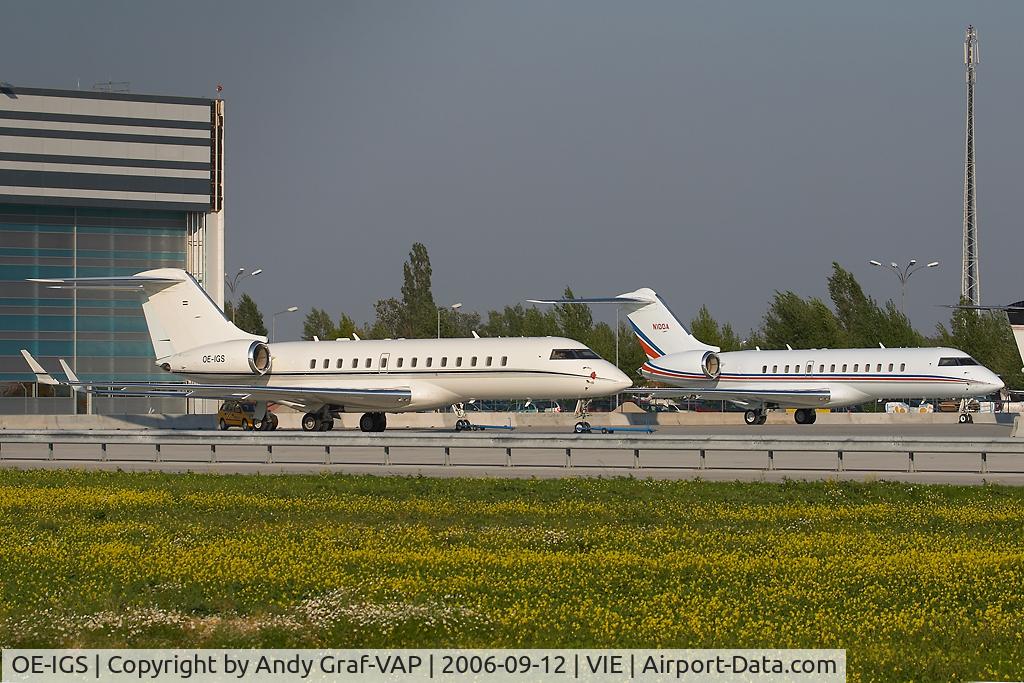 OE-IGS, 2010 Bombardier BD-700-1A10 Global Express C/N 9044, At GAC West.