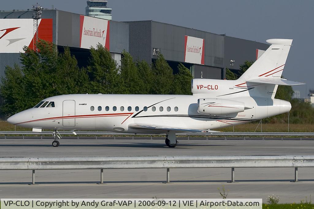 VP-CLO, 2001 Dassault Falcon 900EX C/N 90, At GAC West.