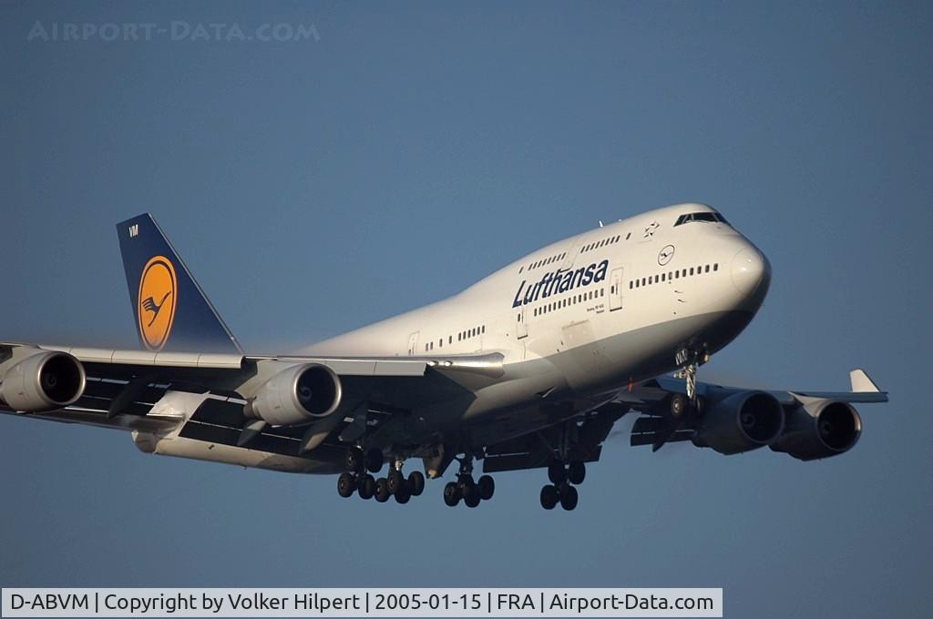 D-ABVM, 1998 Boeing 747-430 C/N 29101, Boeing 747-430