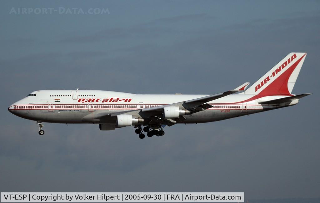 VT-ESP, 1994 Boeing 747-437 C/N 27214, Boeing 747-437