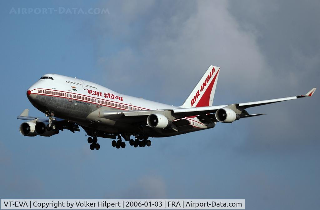 VT-EVA, 1996 Boeing 747-437 C/N 28094, Boeing 747-437