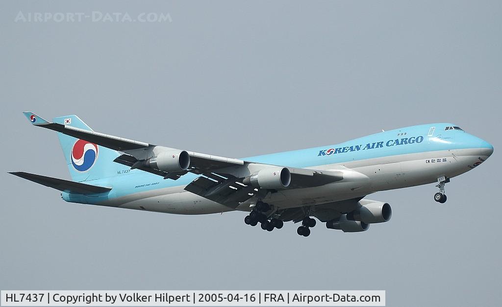 HL7437, 2003 Boeing 747-4B5F/SCD C/N 32808, Boeing 747-4B5FSCD
