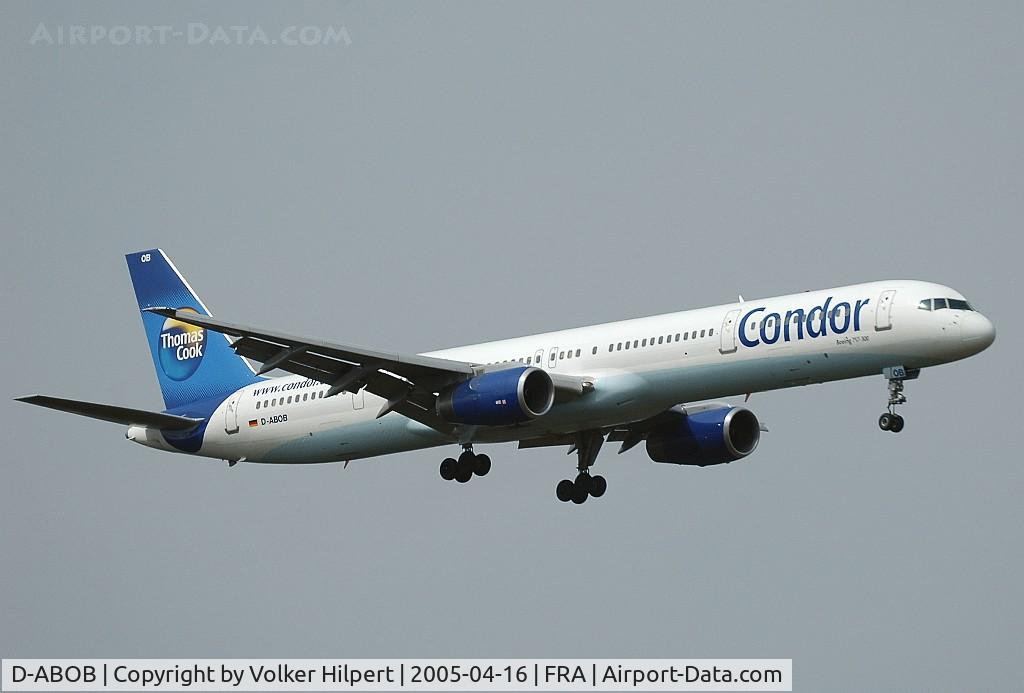 D-ABOB, 1998 Boeing 757-330 C/N 29017, Boeing 757-330