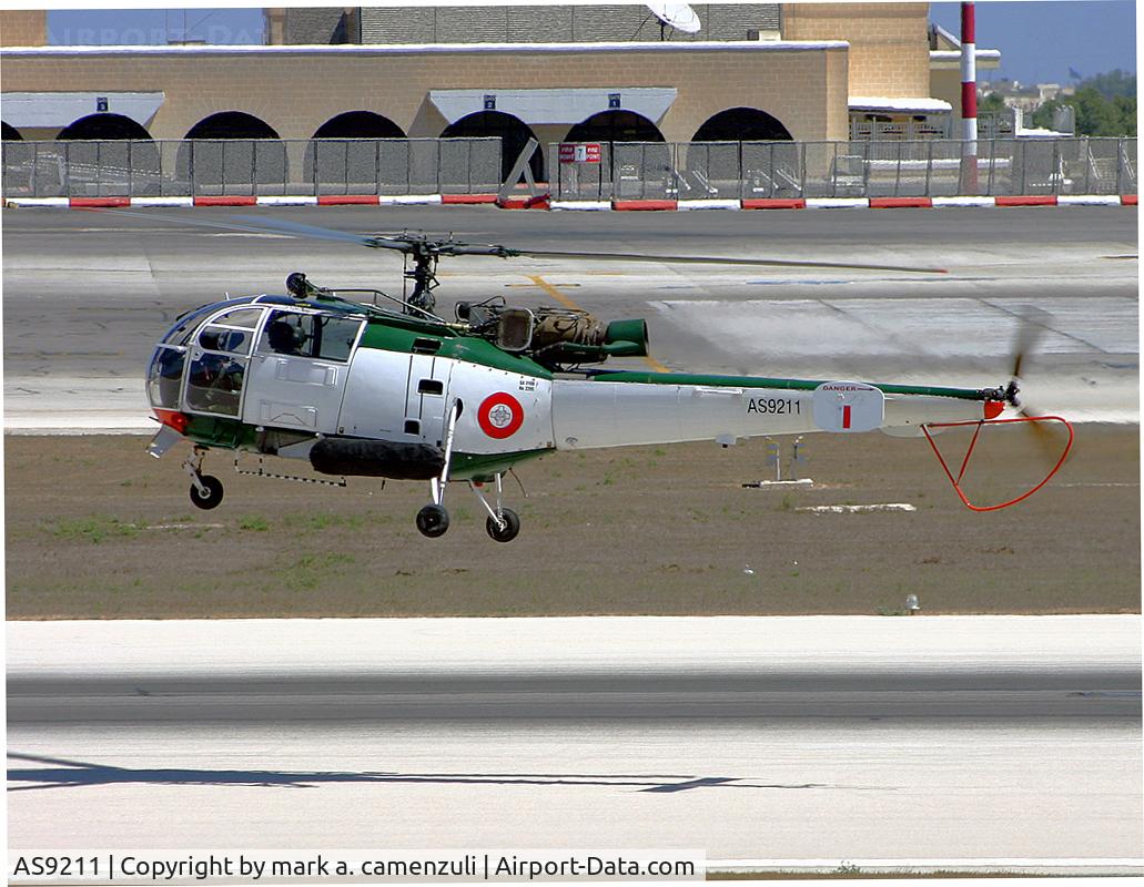 AS9211, Aerospatiale SA-316B Alouette III C/N 2295, HELICOPTER