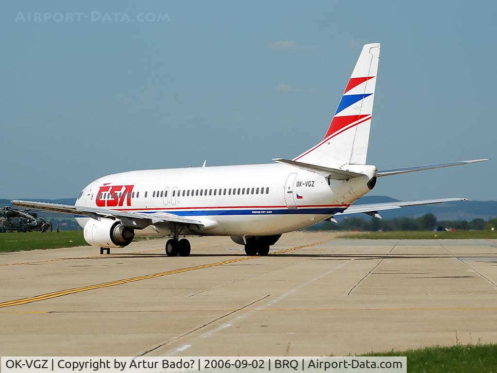 OK-VGZ, 1990 Boeing 737-4K5 C/N 24769, CSA - Boeing 737-400