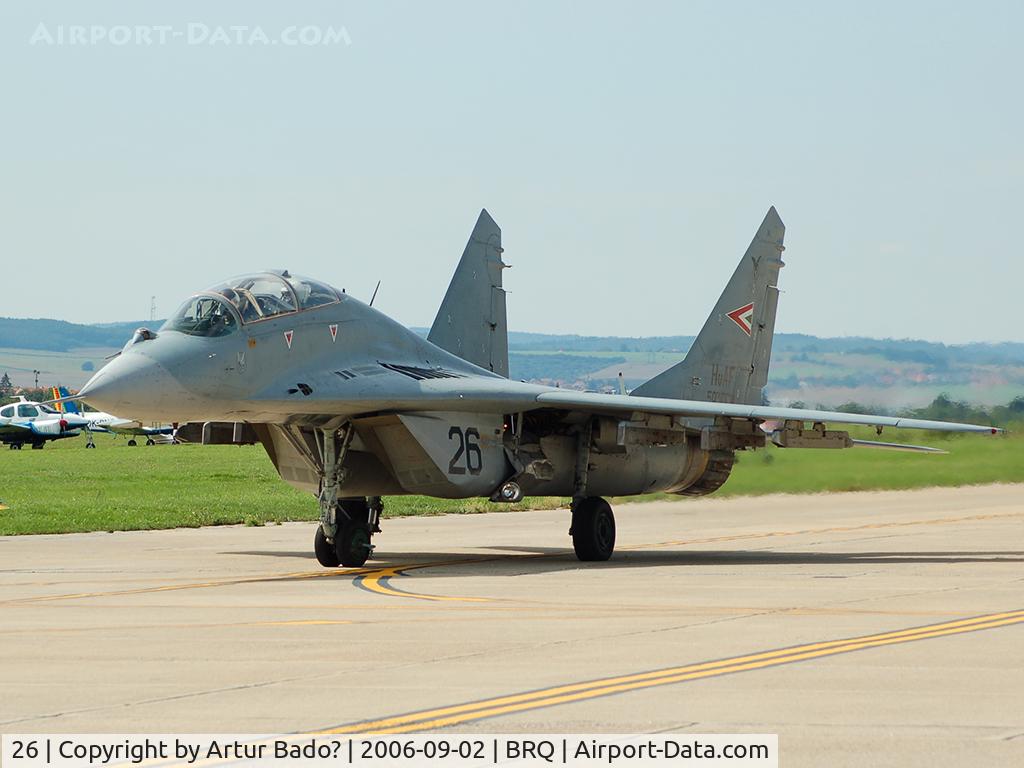 26, Mikoyan-Gurevich MiG-29UB C/N N50903027257, Mig29 - Hungary Air Force