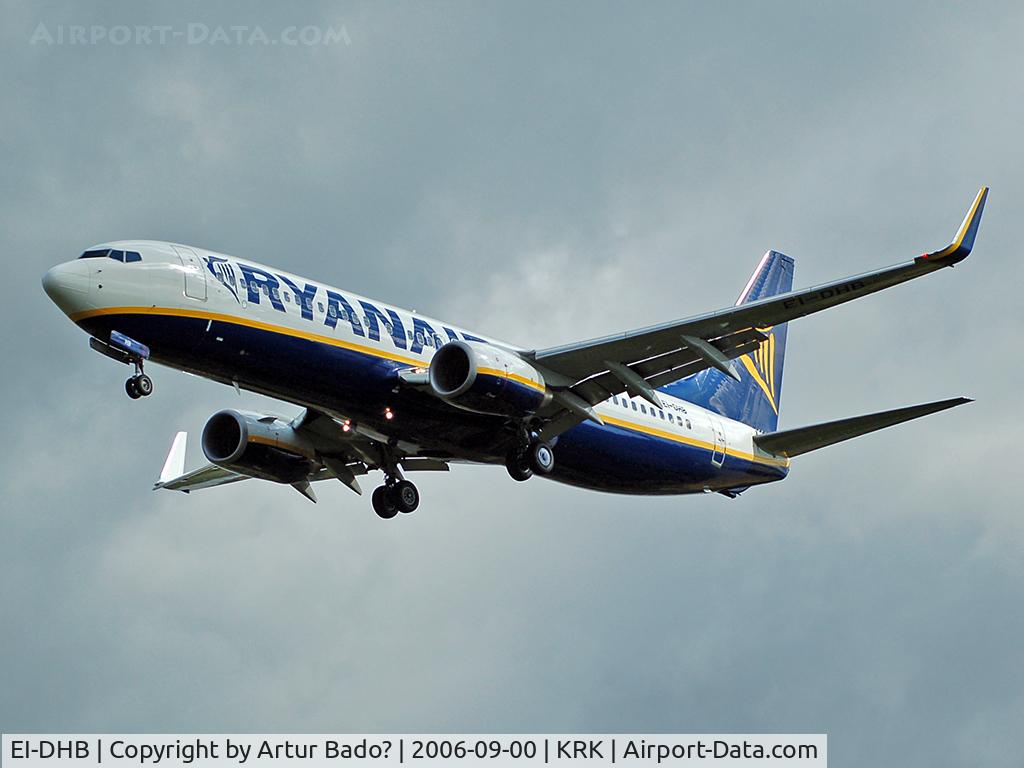 EI-DHB, 2005 Boeing 737-8AS C/N 33572, Ryanair
