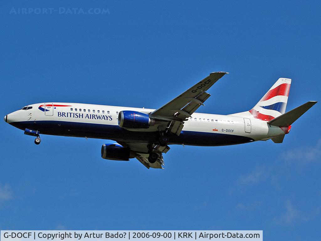G-DOCF, 1991 Boeing 737-436 C/N 25407, British Airways
