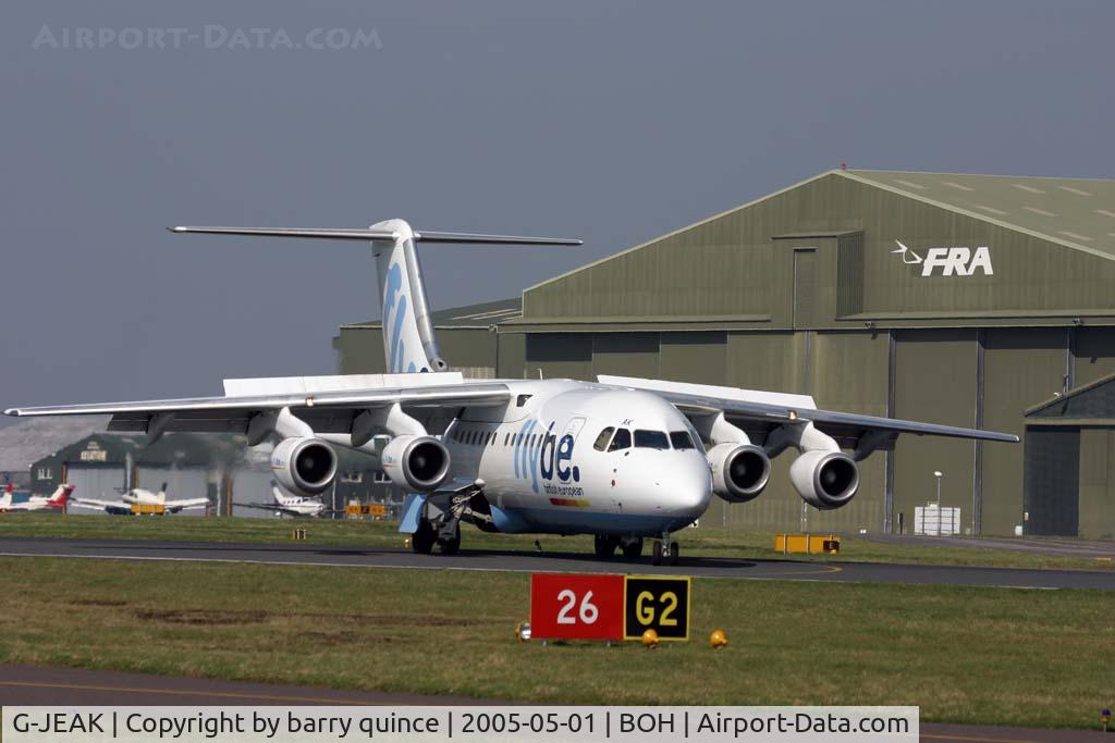 G-JEAK, 1988 British Aerospace BAe.146-200 C/N E2103, FLY-BE 146