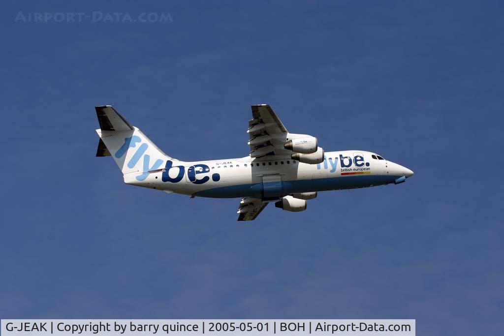 G-JEAK, 1988 British Aerospace BAe.146-200 C/N E2103, FLY-BE 146