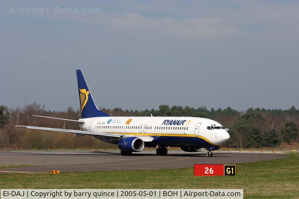 EI-DAJ, 2003 Boeing 737-8AS C/N 33548, RYANAIR