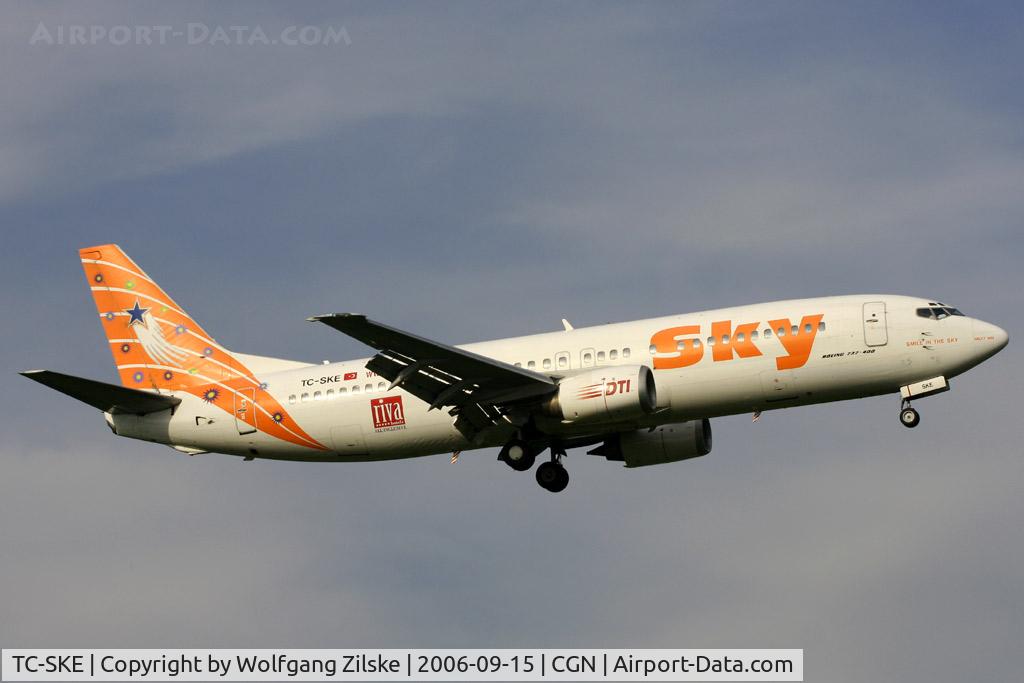 TC-SKE, 1992 Boeing 737-4Q8 C/N 25163, visitor