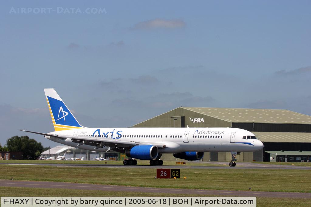 F-HAXY, 1994 Boeing 757-2K2 C/N 26635, AXIS AIRWAYS 757