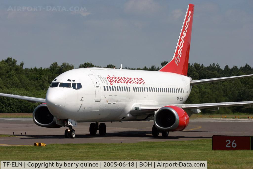 TF-ELN, 1987 Boeing 737-3Q8 C/N 23766, GLOBESPAN 737