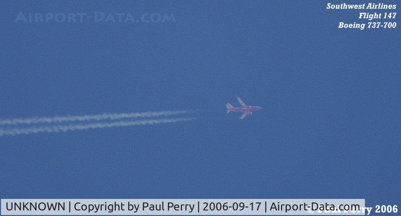 UNKNOWN, Contrails Various C/N Unknown, Blazing down the east coast on the Long Island-Orlando run