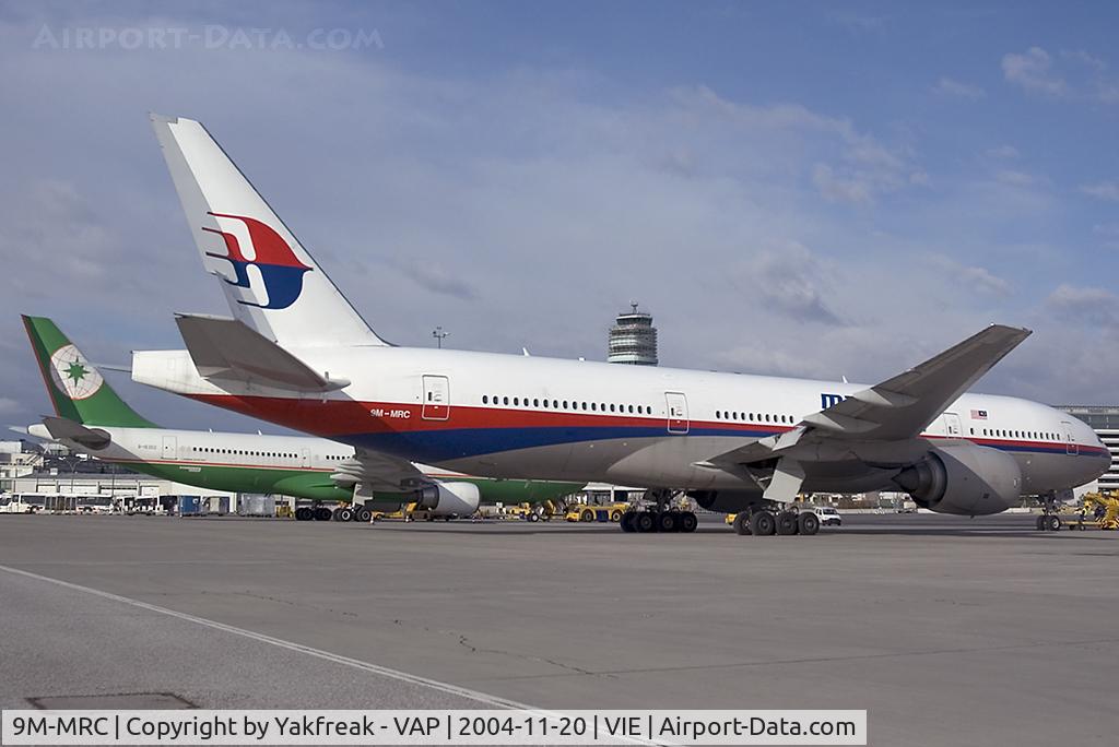 9M-MRC, 1997 Boeing 777-2H6/ER C/N 28410, Malaysia Boeing 777-200