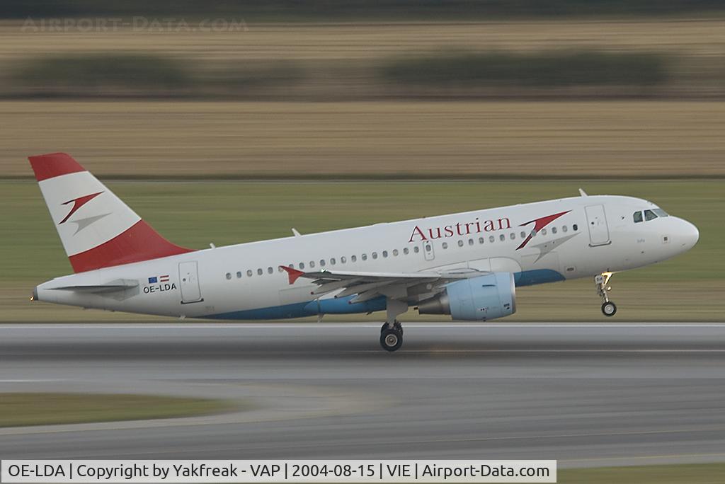 OE-LDA, 2004 Airbus A319-112 C/N 2131, Austrian Airlines Airbus 319