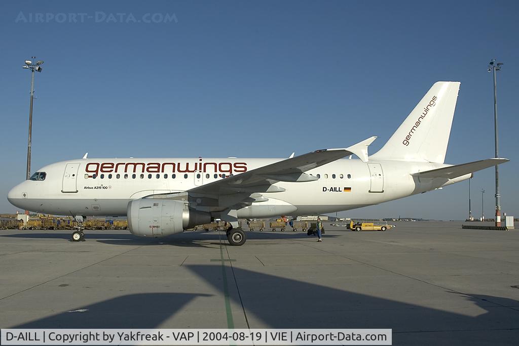 D-AILL, 1997 Airbus A319-114 C/N 689, Germanwings Airbus 319