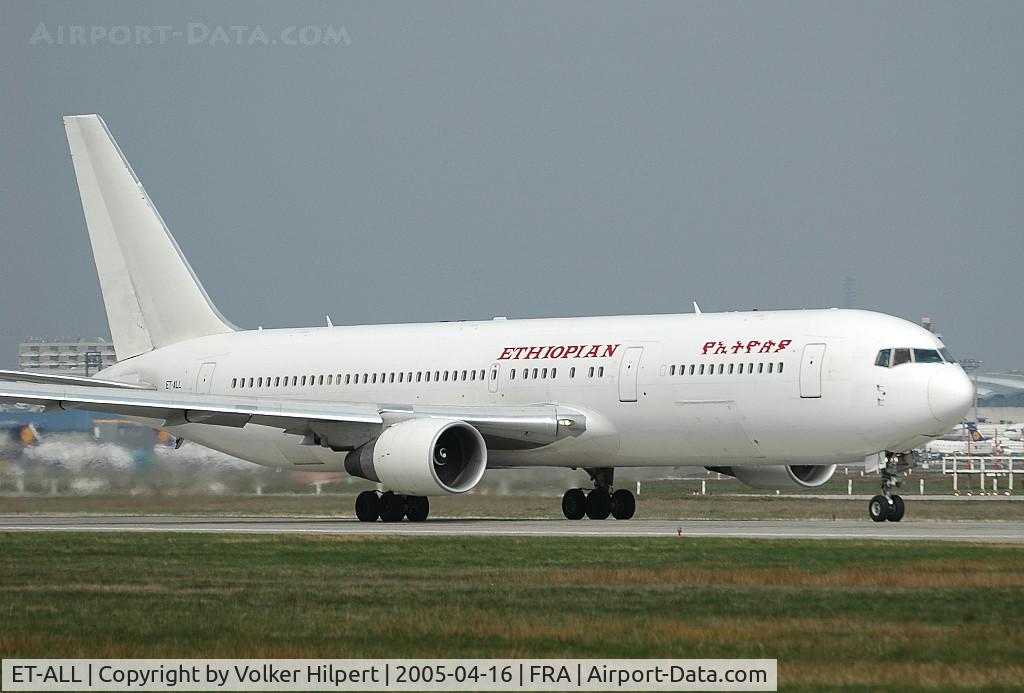 ET-ALL, 2000 Boeing 767-3BG/ER C/N 30564, Boeing 767-3BGER