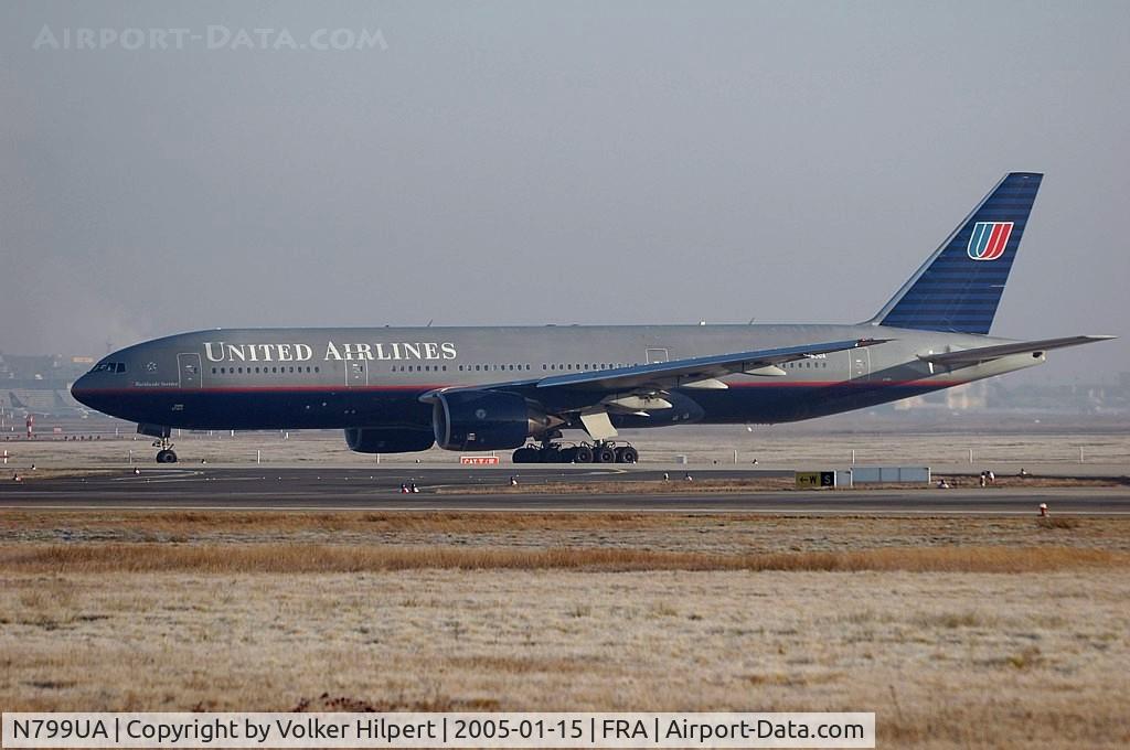 N799UA, 1998 Boeing 777-222 C/N 26926, Boeing 777-222ER