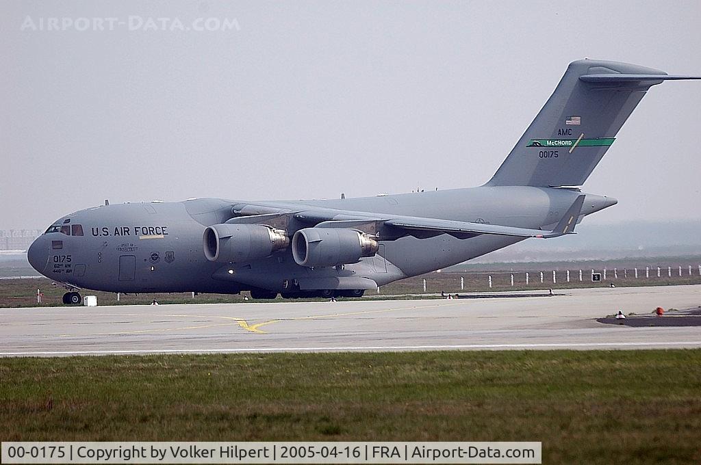 00-0175, 2000 Boeing C-17A Globemaster III C/N P-75, Boeing C-17 Globemaster III