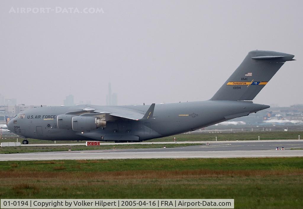01-0194, 2001 Boeing C-17A Globemaster III C/N P-94, Boeing C-17 Globemaster III