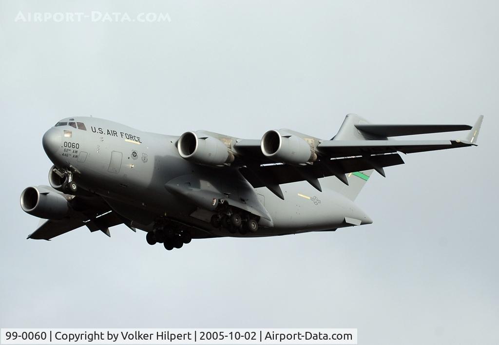 99-0060, 1999 Boeing C-17A Globemaster III C/N 50064/P-60, Boeing C-17 Globemaster III