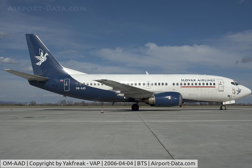 OM-AAD, 1987 Boeing 737-33A C/N 23636, Slovak Airlines Boeing 737-300