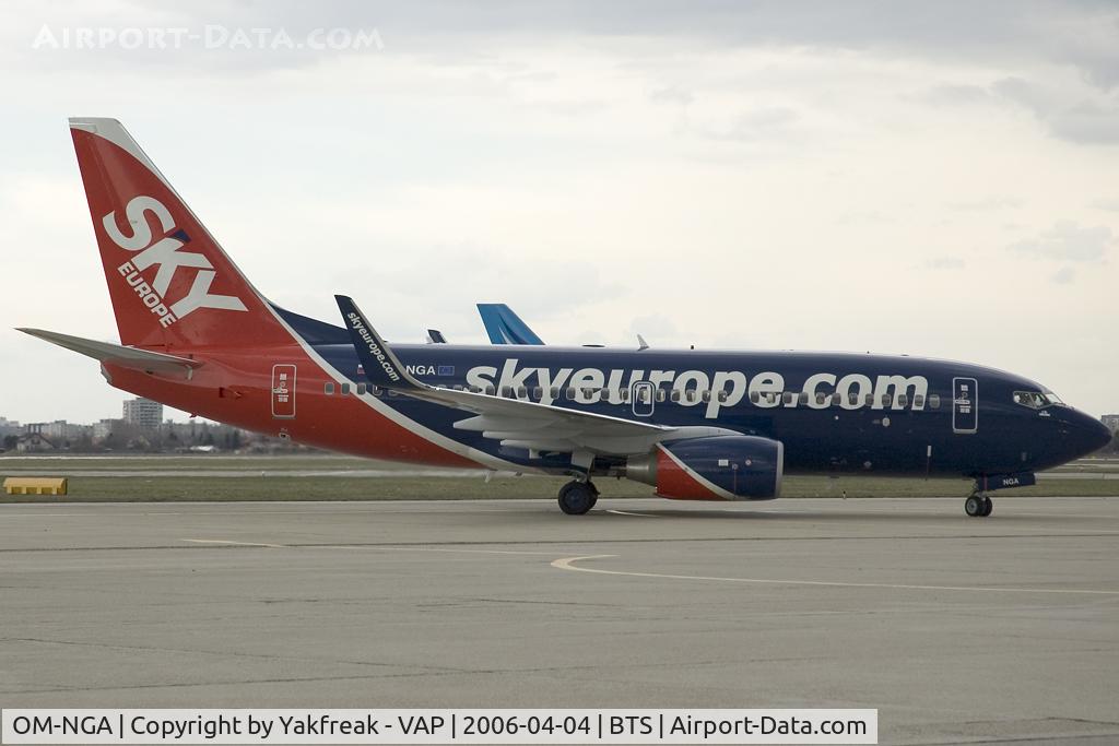 OM-NGA, 2006 Boeing 737-76N C/N 32684, Sky Europe Boeing 737-700WL