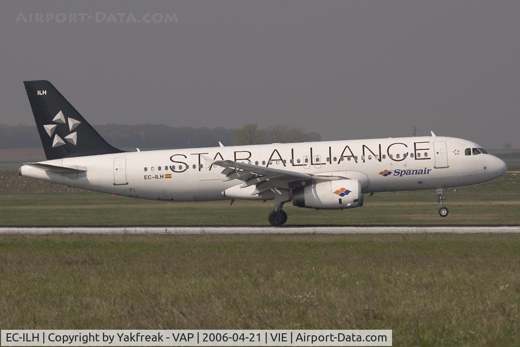EC-ILH, 2002 Airbus A320-232 C/N 1914, Spanair Airbus 320 in Star Alliance colors