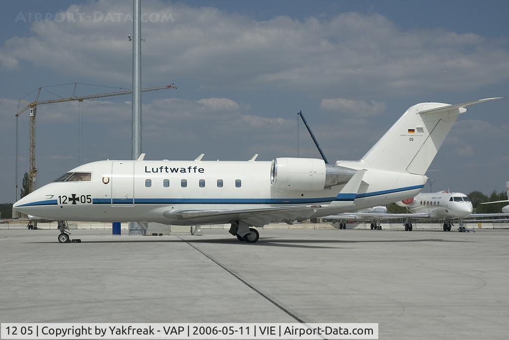 12 05, 1986 Canadair Challenger 601 (CL-600-2A12) C/N 3053, German Air Force Challenger