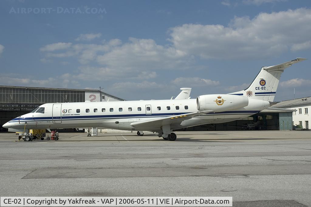 CE-02, 2001 Embraer ERJ-135LR (EMB-135LR) C/N 145480, Belgian Air Force Embraer 135