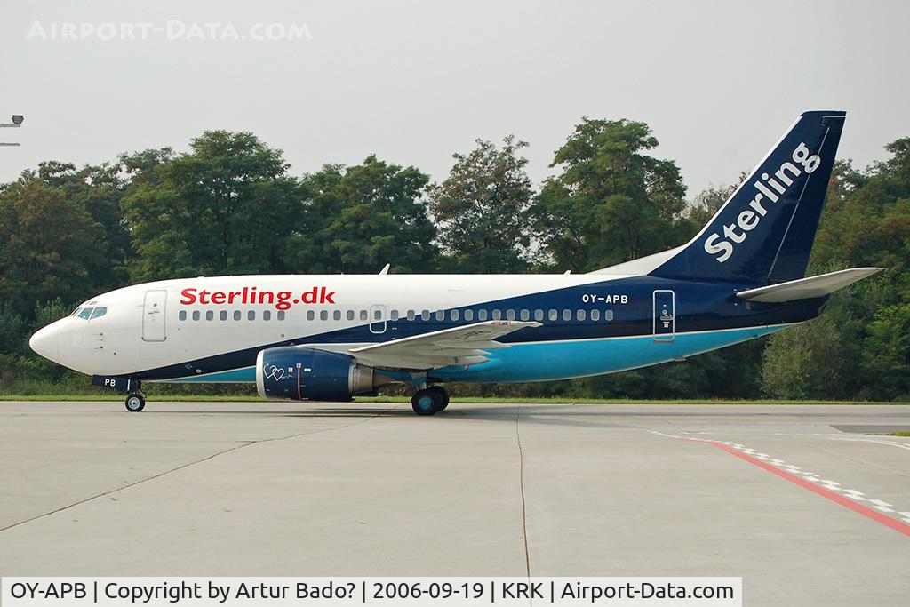 OY-APB, 1996 Boeing 737-5L9 C/N 28084, Sterling.dk