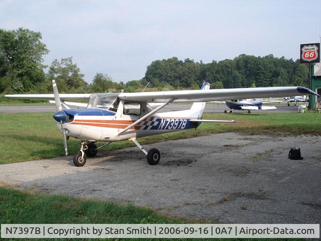 N7397B, 1977 Cessna A152 Aerobat C/N A1520766, N7397B at Hendersonville Airport on Sept 16th 2006